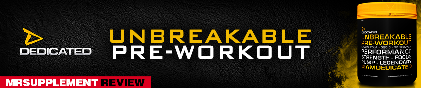 Unbreakable Preworkout Review - MrSupplement Article Unbreakable Preworkout Review - MrSupplement Article