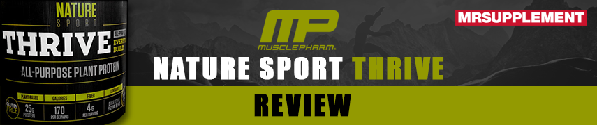 MusclePharm Nature Sport Thrive Review MusclePharm Nature Sport Thrive Review