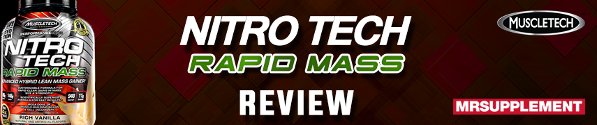 MuscleTech Nitro Tech Rapid Mass MuscleTech Nitro Tech Rapid Mass