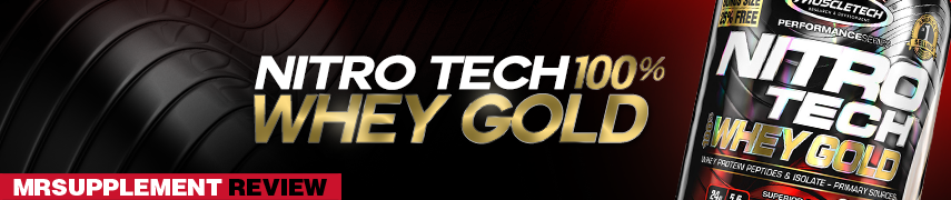 Nitrotech 100% Whey Gold - MrSupplement Review Nitrotech 100% Whey Gold - MrSupplement Review